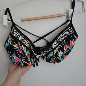 BODY GLOVE Colorful Patterned Women's Bikini Top